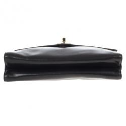 Pre Owned Chanel Black And White Envelope Shoulder Bag 