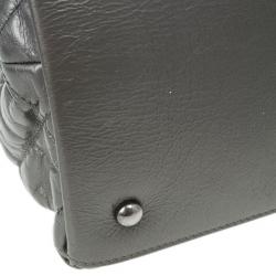 Pre Owned Chanel Metallic Leather Chain Me Tote