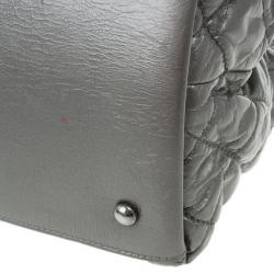 Pre Owned Chanel Metallic Leather Chain Me Tote