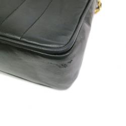 Pre Owned Chanel Black Vintage Vertical Quilt Mademoiselle Flap Bag