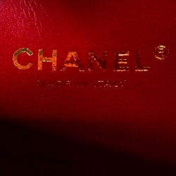 مملوكة مسبقًا Chanel Red Quilted Leather Small Shopping Bag 