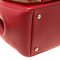 مملوكة مسبقًا Chanel Red Quilted Leather Small Shopping Bag 