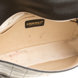 مملوكة مسبقًا Chanel Black Choco Bag Leather East West Star Flap Shoulder Bag