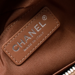 مملوكة مسبقًا Chanel Caramel Quilted Leather Camera Crossbody Bag