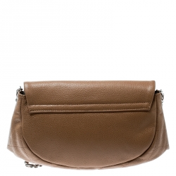 مملوكة مسبقًا Chanel Brown Leather Halfmoon WOC Bag