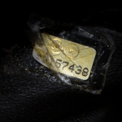 Pre Owned حقيبة شانيل قلاب كلاسيكية جومبو جلد كافيار مبطنة سوداء