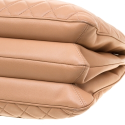 مملوكة مسبقًا Chanel Beige Quilted Leather 3 Bag Shoulder Bag