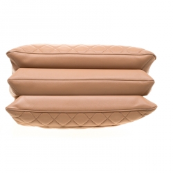مملوكة مسبقًا Chanel Beige Quilted Leather 3 Bag Shoulder Bag