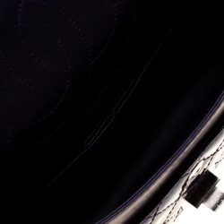 Pre Owned حقيبة شانيل قلاب ريإشو 2.55 كلاسيك 227 جلد مبطنة عنابية ميتالك