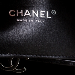 Pre Owned Chanel Black Quilted Leather Medium Mademoiselle Bowling Bag