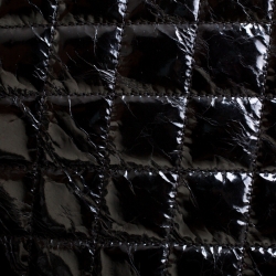 Pre Owned Chanel Black Quilted Leather Medium Mademoiselle Bowling Bag