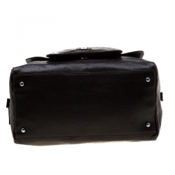 Pre Owned حقيبة كتف شانيل إن ذا سيتي جيب جلد بنية داكنة