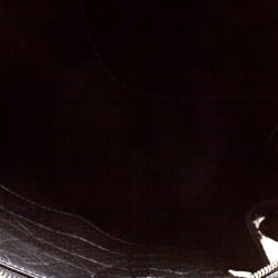 Pre Owned Chanel Black Perforated Leather Camera Bag