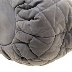 مملوكة مسبقًا Chanel Grey Quilted Leather Large In-the-Mix Shoulder Bag