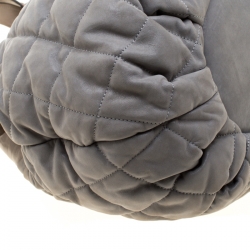 مملوكة مسبقًا Chanel Grey Quilted Leather Large In-the-Mix Shoulder Bag