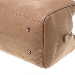 مملوكة مسبقًا حقيبة شانيل ايست ويست بولر جلد كافيار مبطنة خياطة عريضة سوداء