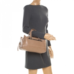 مملوكة مسبقًا حقيبة شانيل ايست ويست بولر جلد كافيار مبطنة خياطة عريضة سوداء