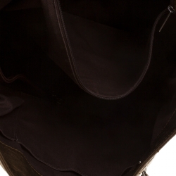 Pre Owned Chanel Bronze Leather Shopping in Moscow Tote