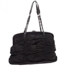 Pre Owned Chanel Dark Brown Pony Hair Sharpei Tote Bag