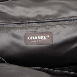 Pre Owned Chanel Dark Brown Pony Hair Sharpei Tote Bag
