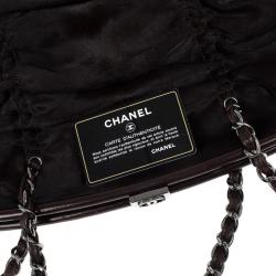 Pre Owned Chanel Dark Brown Pony Hair Sharpei Tote Bag