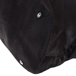Pre Owned Chanel Dark Brown Pony Hair Sharpei Tote Bag