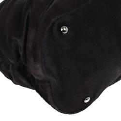 Pre Owned Chanel Dark Brown Pony Hair Sharpei Tote Bag