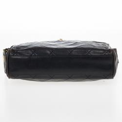 Pre Owned Chanel Black Quilted Camera Messenger Bag