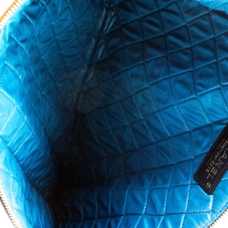 Chanel Colorblock Leather CC Zip Pouch
