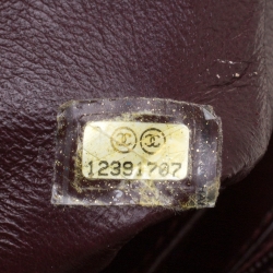 Pre Owned حقيبة شانيل قلاب كلاسيك جامبو جلد لامع مبطنة ذهبية