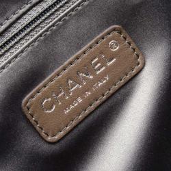 Pre Owned Chanel Black Lambskin Quilted Coco Rain Flap Bag