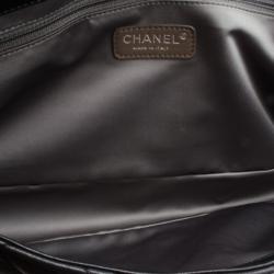 Pre Owned Chanel Black Lambskin Quilted Coco Rain Flap Bag