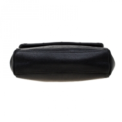 Pre Owned Chanel Black Quilted Leather Classic Single Flap Bag