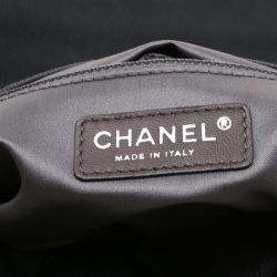 Pre Owned Chanel Black Quilted Leather Small CC Flap Bag