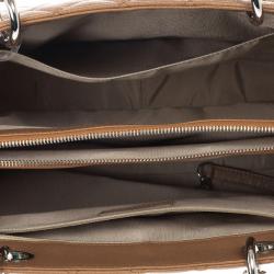 Pre Owned Chanel Camel Beige Caviar Grand Shopper Tote GST Bag