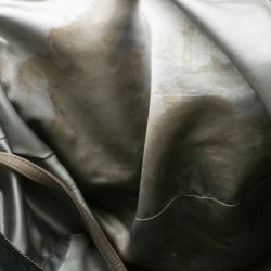 Pre Owned Chanel Black Leather Modern Chain Hobo