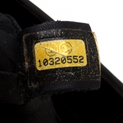 مملوكة مسبقًا Chanel Black/Off White Pony Hair and Patent Leather Chain Tote