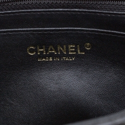 مملوكة مسبقًا Chanel Black Quilted Caviar Leather Jumbo Classic Single Flap Bag