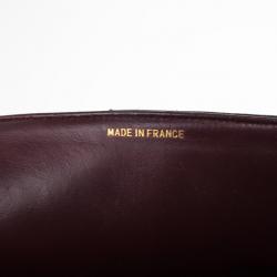 Pre Owned Chanel Black Chevron Lambskin Jumbo XL Classic Flap Bag