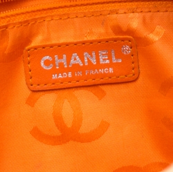 Pre Owned Chanel Beige Quilted Leather Cambon Ligne Bowler Bag