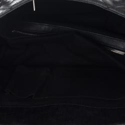 مملوكة مسبقًا Chanel Grey Coated Canvas Large CC White Tote