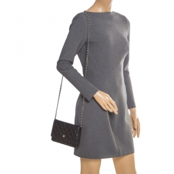 مملوكة مسبقًا Chanel Black Quilted Leather Boy WOC Bag