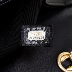 Pre Owned Chanel Black Quilted Leather Jumbo Mademoiselle Chic Flap Shoulder Bag