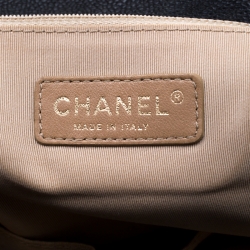 مملوكة مسبقًا Chanel Black Quilted Leather Wild Stitch Tote