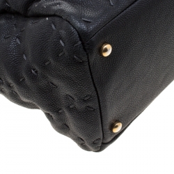 مملوكة مسبقًا Chanel Black Quilted Leather Wild Stitch Tote