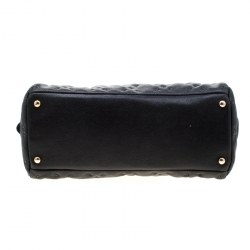 مملوكة مسبقًا Chanel Black Quilted Leather Wild Stitch Tote