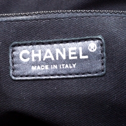 مملوكة مسبقًا حقيبة شانيل إيزي فلاب جلد كافيار أسود مبطن كبيرة