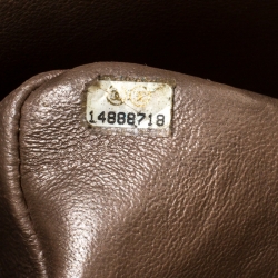 Pre Owned Chanel Rose Gold Quilted Leather Jumbo Classic Double Flap Bag