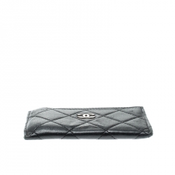 Chanel Black Quilted Leather Classic Card Holder