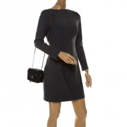 مملوكة مسبقًا Chanel Black Caviar Quilted Leather Mini Flap Crossbody Bag